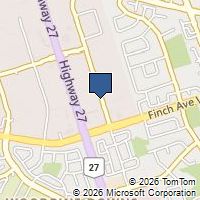 Map Toronto, ON M9V5E2, Canada