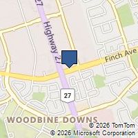 Map Toronto, ON M9V5H7, Canada