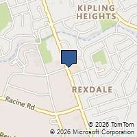 Map Toronto, ON M9W4K8, Canada