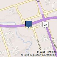 Map Toronto, ON M9W5B2, Canada