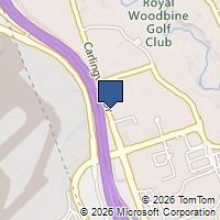 Map Toronto, ON M9W5E7, Canada