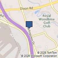 Map Toronto, ON M9W5E8, Canada