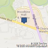 Map Toronto, ON M9W6K5, Canada