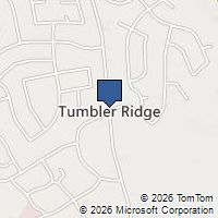 Map Tumbler Ridge, BC V0C2W0, Canada
