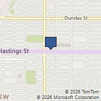 Map Vancouver, BC V5K1Y8, Canada