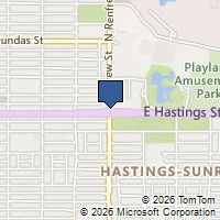 Map Vancouver, BC V5K5J1, Canada