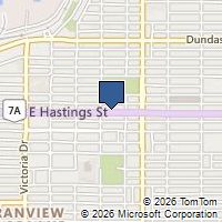 Map Vancouver, BC V5L1V3, Canada