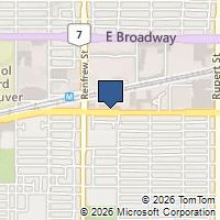 Map Vancouver, BC V5M2E4, Canada