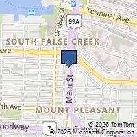 Map Vancouver, BC V5T3C1, Canada