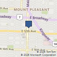 Map Vancouver, BC V5T3E8, Canada