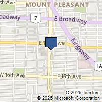 Map Vancouver, BC V5T3G2, Canada