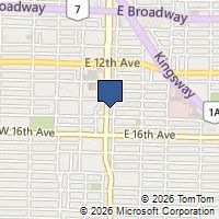 Map Vancouver, BC V5T3G5, Canada