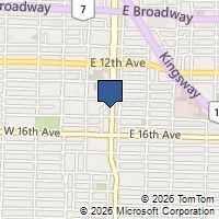 Map Vancouver, BC V5T3G6, Canada