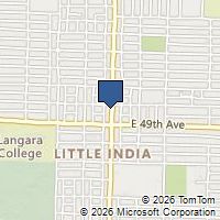 Map Vancouver, BC V5W2V5, Canada