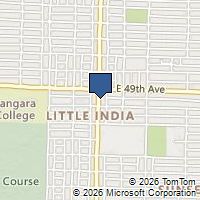 Map Vancouver, BC V5X3G9, Canada