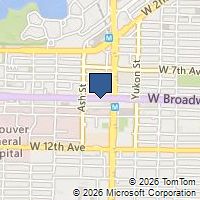 Map Vancouver, BC V5Z1E9, Canada