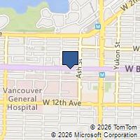 Map Vancouver, BC V5Z1G1, Canada