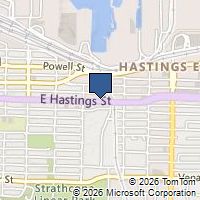 Map Vancouver, BC V6A0H1, Canada