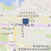 Map Vancouver, BC V6A1P4, Canada