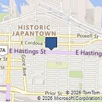 Map Vancouver, BC V6A1P9, Canada