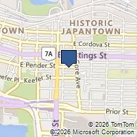 Map Vancouver, BC V6A1T7, Canada