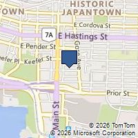 Map Vancouver, BC V6A1Z6, Canada