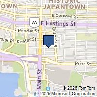 Map Vancouver, BC V6A1Z7, Canada