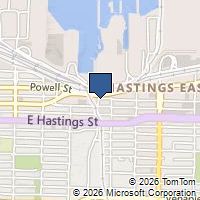 Map Vancouver, BC V6A3K8, Canada