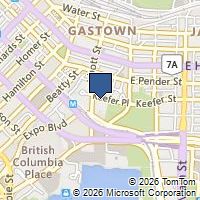 Map Vancouver, BC V6B0C9, Canada