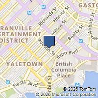 Map Vancouver, BC V6B0E8, Canada
