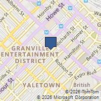 Map Vancouver, BC V6B0M6, Canada