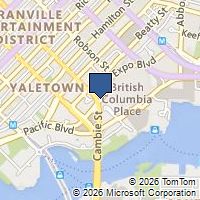 Map Vancouver, BC V6B0R3, Canada