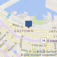 Map Vancouver, BC V6B1A1, Canada