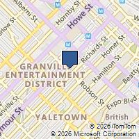 Map Vancouver, BC V6B1A6, Canada