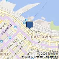 Map Vancouver, BC V6B1B8, Canada