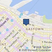 Map Vancouver, BC V6B1E5, Canada