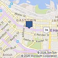 Map Vancouver, BC V6B1G6, Canada