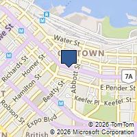 Map Vancouver, BC V6B1G8, Canada