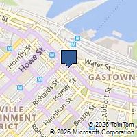 Map Vancouver, BC V6B1L8, Canada