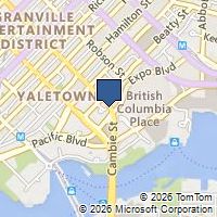 Map Vancouver, BC V6B1M7, Canada