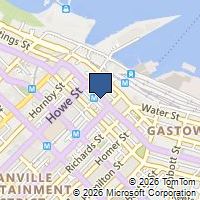 Map Vancouver, BC V6B1P1, Canada