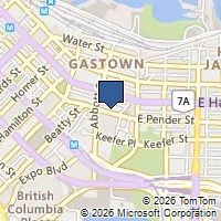 Map Vancouver, BC V6B1R3, Canada