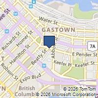 Map Vancouver, BC V6B1R8, Canada