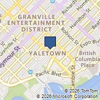 Map Vancouver, BC V6B1T2, Canada
