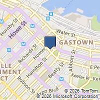 Map Vancouver, BC V6B1T3, Canada