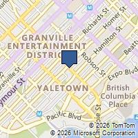 Map Vancouver, BC V6B1T7, Canada