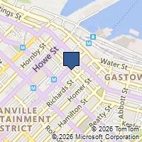 Map Vancouver, BC V6B1V3, Canada