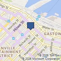 Map Vancouver, BC V6B1V5, Canada