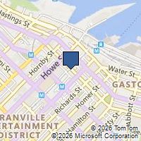 Map Vancouver, BC V6B1V9, Canada