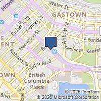 Map Vancouver, BC V6B1X2, Canada